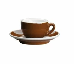 CILIO Espressotasse Roma Mit Untertasse In Marone