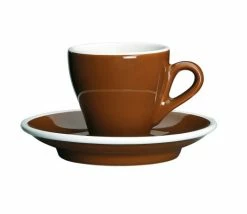 CILIO Espressotasse Milano Mit Untertasse In Marone