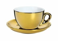CILIO Cappuccinotasse Roma Mit Untertasse In Gold