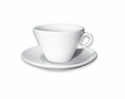 ANCAP Caffé Latte Tasse Favorita Mit Untertasse In Weiß